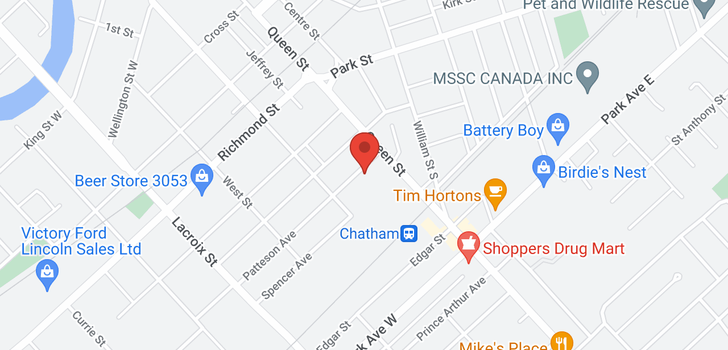 map of 26 Patteson AVENUE